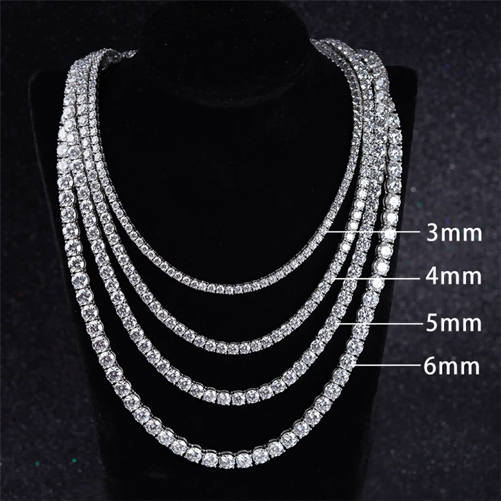 Moissanite Tennis Necklace